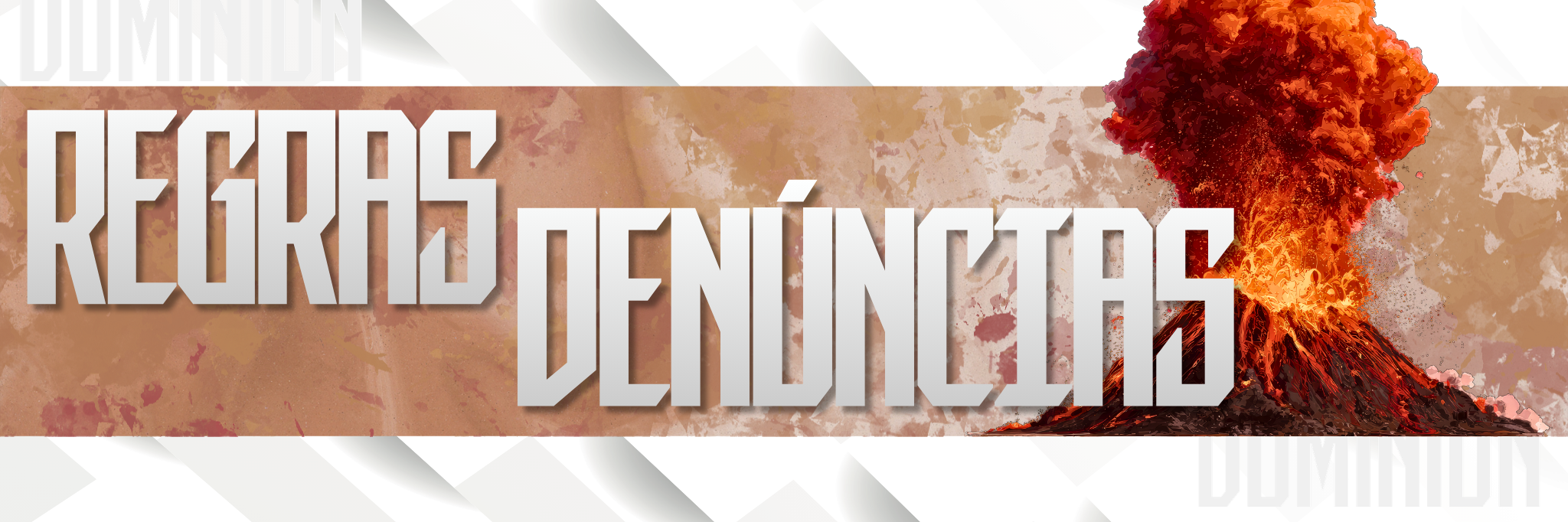 Banner oficial do Dominion Survival: Regras Denúncias