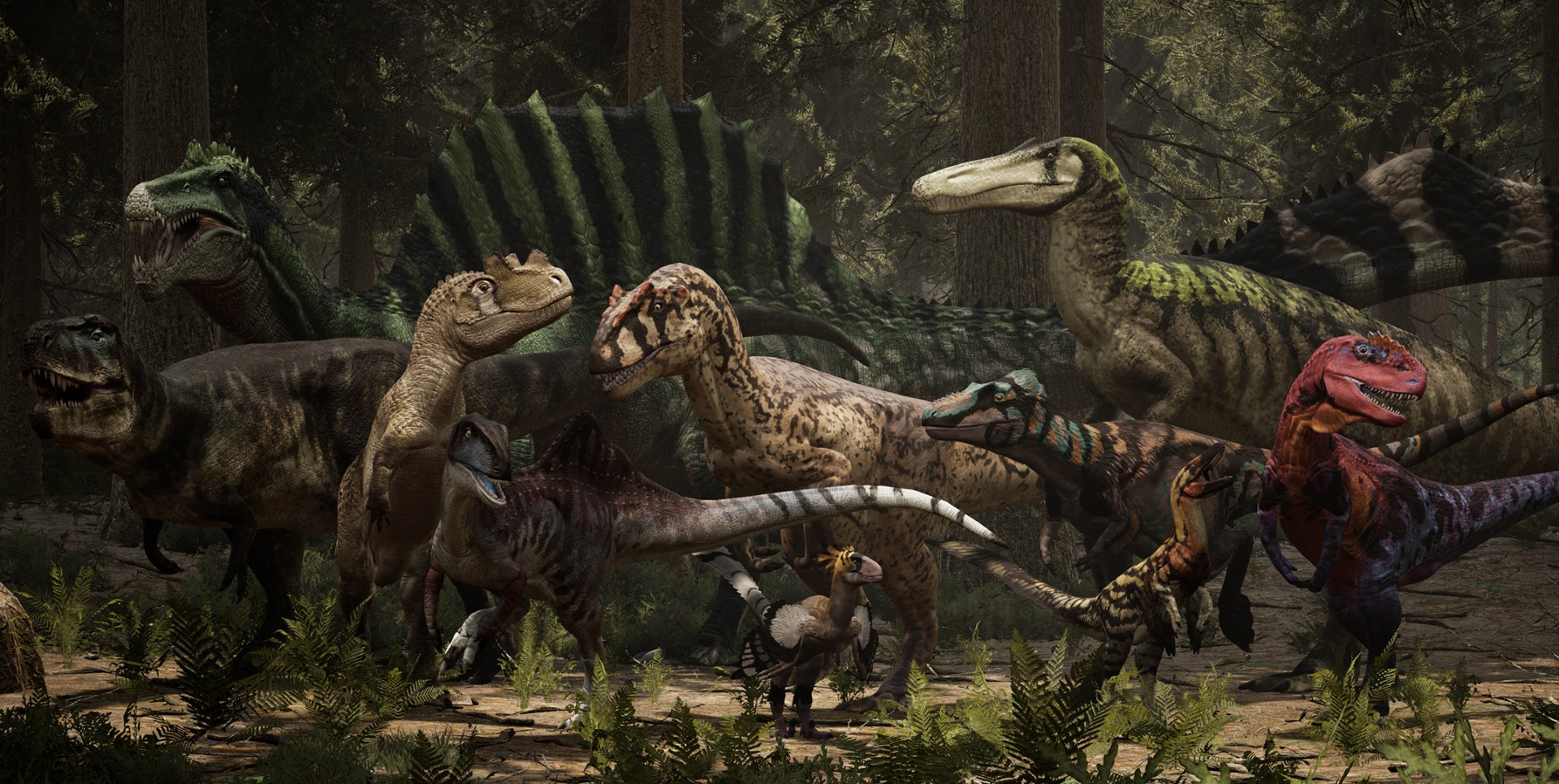 Roster de carnivoros de Path of Titans